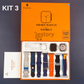 Kit  Luxuoso De Relógios Unissex Ultra9 Em Cores Diversas