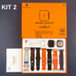 Kit  Luxuoso De Relógios Unissex Ultra9 Em Cores Diversas