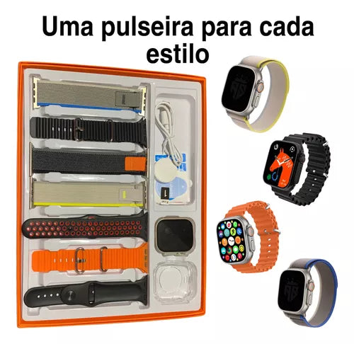 Kit  Luxuoso De Relógios Unissex Ultra9 Em Cores Diversas